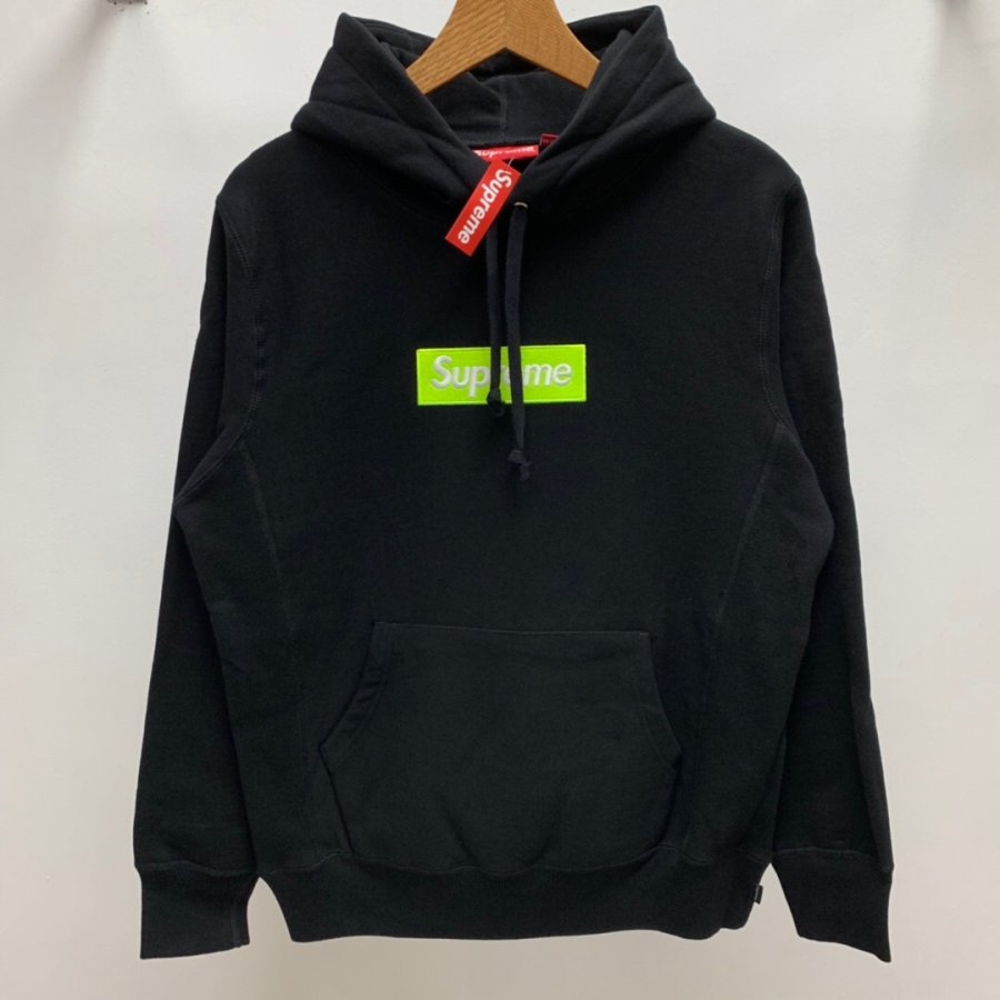 Buy Replica Supreme Box Logo Hooded Sweatshirt (FW17) Black - Buy