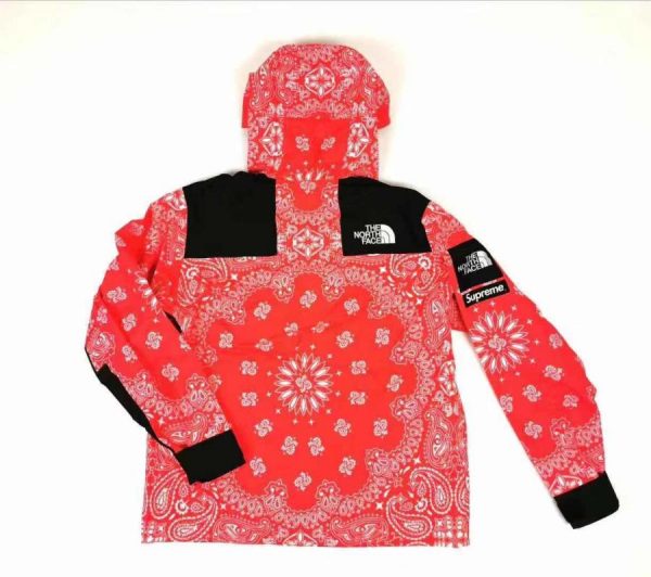 Buy Replica Supreme x The North Face Bandana Mountain Jacket Red - Buy