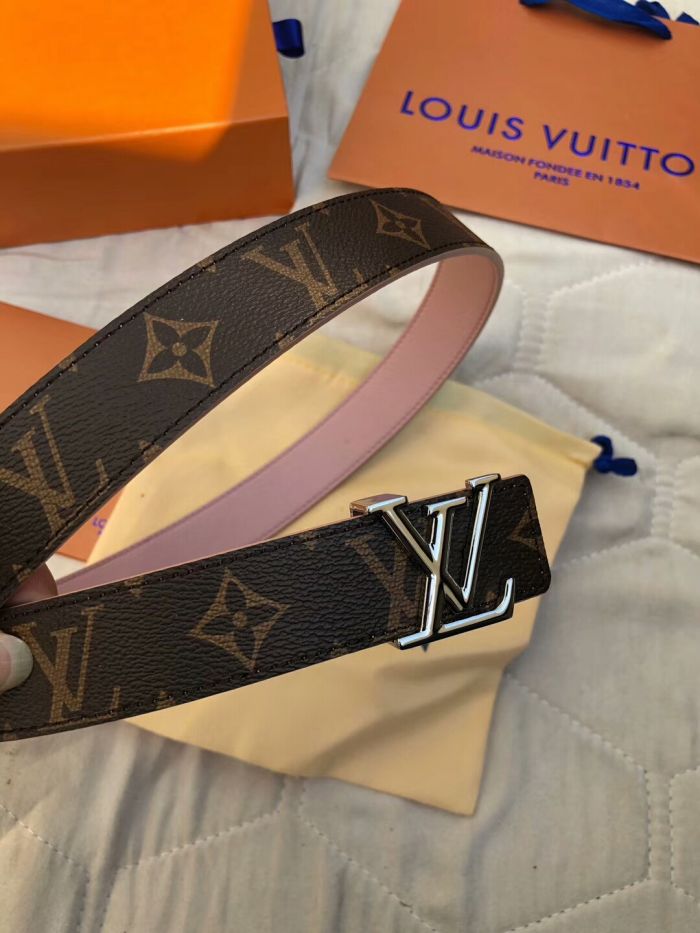 Buy Replica Louis Vuitton Initiales 30MM Reversible Belt with Silver ...