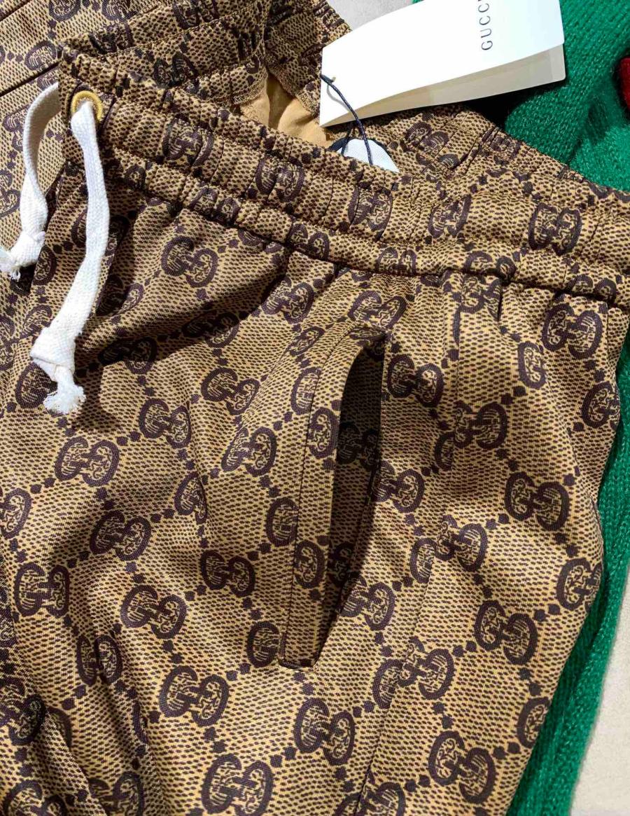 Buy Replica Gucci GG Print Technical Jersey Jogger Pants - Buy Designer ...
