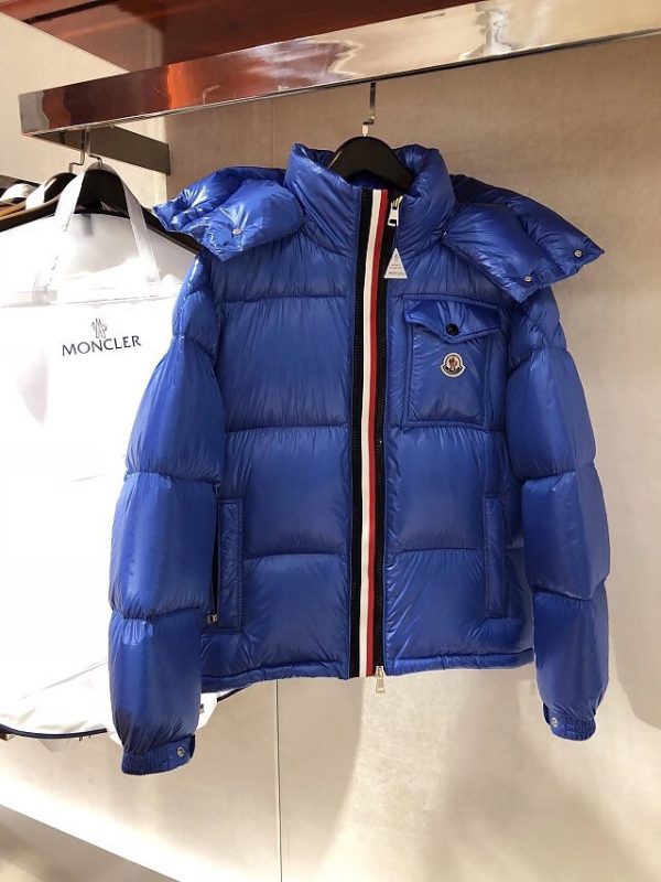 Buy Replica Moncler Montbeliard Puffer Jacket In Blue - Buy Designer ...