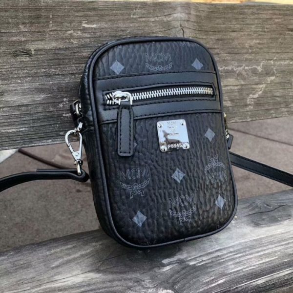 Buy Replica MCM Crossbody Bag in Visetos (Black) 076 - Buy Designer ...