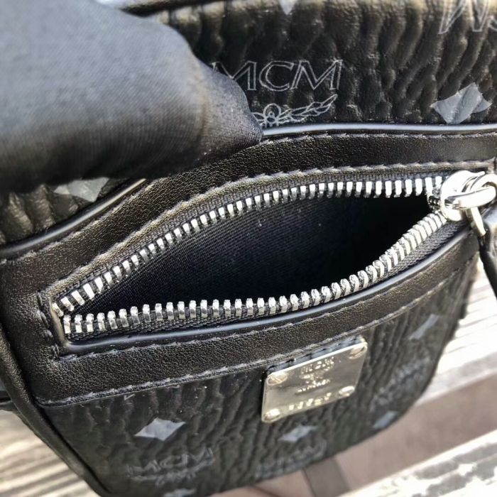 Buy Replica MCM Crossbody Bag in Visetos (Black) 076 - Buy Designer ...