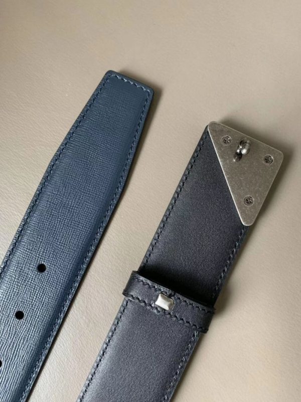 Buy Replica Prada 40mm Saffiano Leather Belt Blue 507 - Buy Designer ...