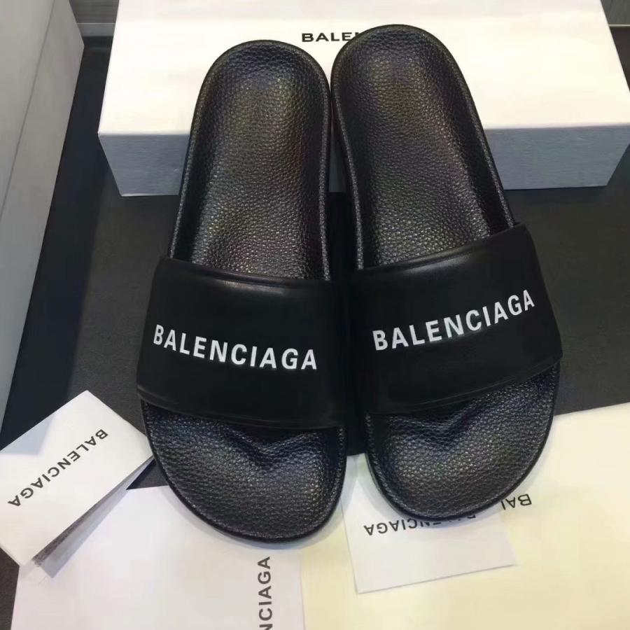 Buy Replica Balenciaga Pool Slide Sandal Black - Buy Designer Bags ...