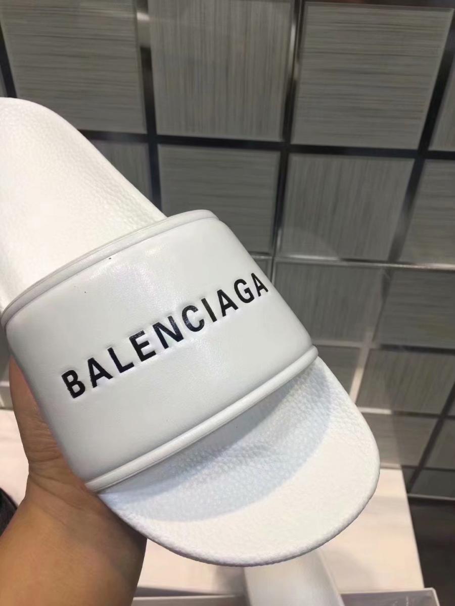 Buy Replica Balenciaga Pool Slide Sandal White - Buy Designer Bags