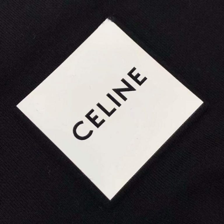 Buy Replica Celine Logo Crewneck Sweatshirt In Black - Buy Designer ...