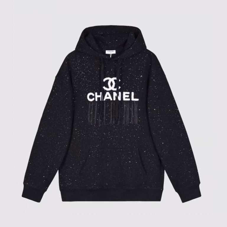 Buy Replica Chanel Starry Sky Hoodie In Black Buy