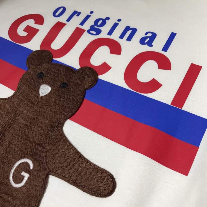 Buy Replica Gucci Original Gucci Bear-patch Oversize T-shirt - Buy ...