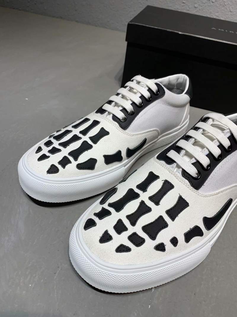 Buy Replica Amiri Skel Toe Slip-On Sneaker In Black White - Buy ...