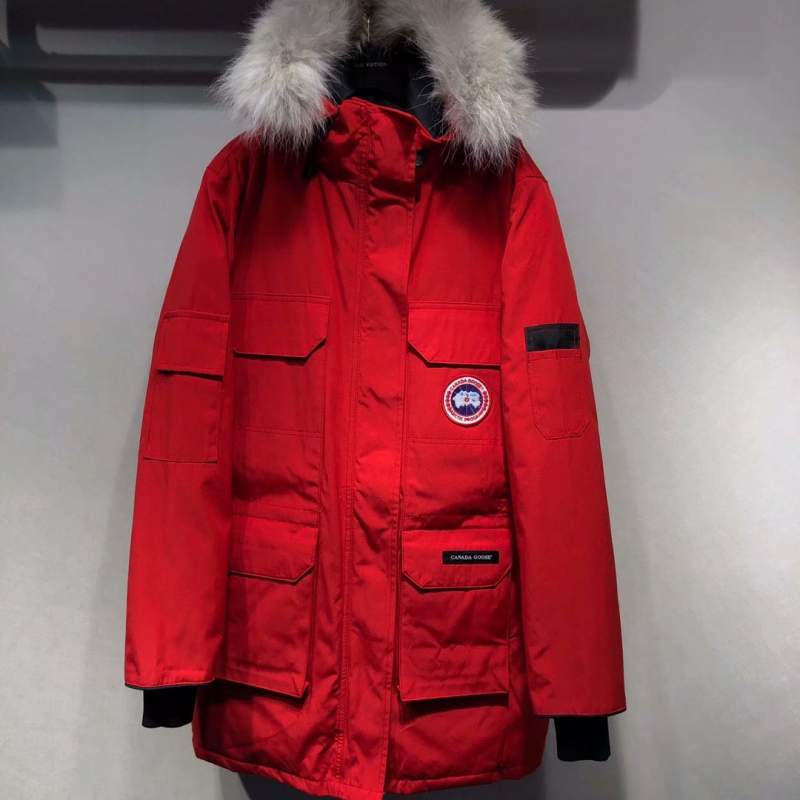 Buy Replica Canada Goose Women’s Expedition Parka In Red - Buy Designer ...