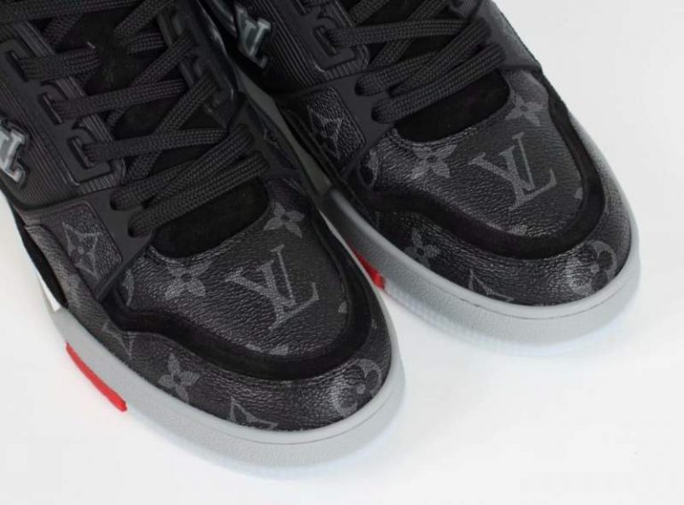 Buy Replica Louis Vuitton Lv Trainer Monogram Sneaker In Black - Buy ...