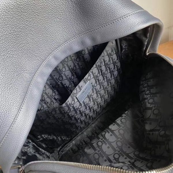 Buy Replica Christian Dior Rider Backpack Dark Gray Grained Calfskin ...