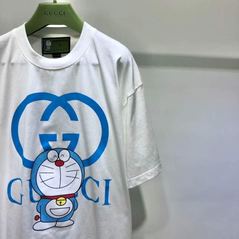 Buy Replica Gucci x Doraemon Cotton T-shirt White - Buy Designer Bags ...