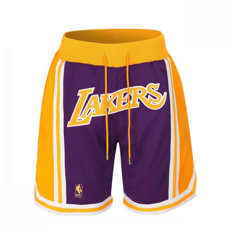 Buy Replica Just Don X Mitchell & Ness Los Angeles Lakers Shorts Purple