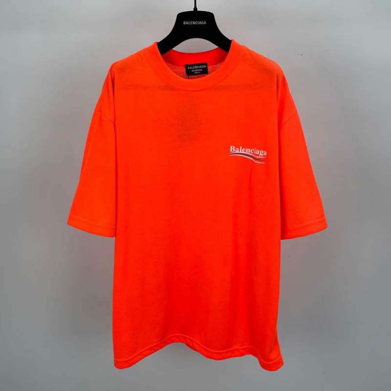 Buy Replica Balenciaga Oversized Logo-Print Jersey T-Shirt Orange - Buy ...