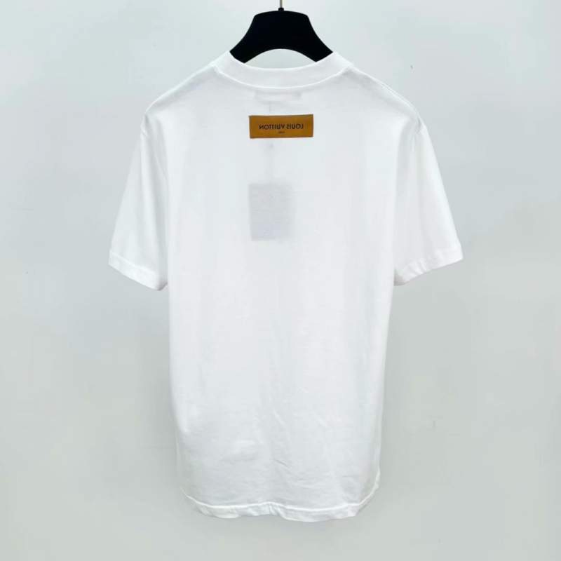 Buy Replica Louis Vuitton Beads Animals T-shirt In White - Buy Designer ...