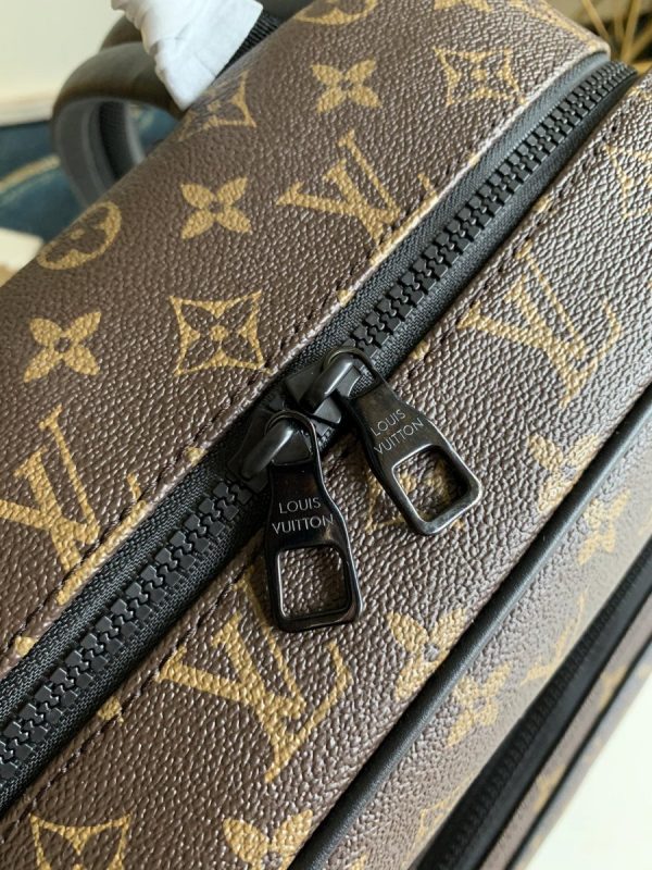 Buy Replica Louis Vuitton M45335 DEAN BACKPACK Monogram Macassar coated ...