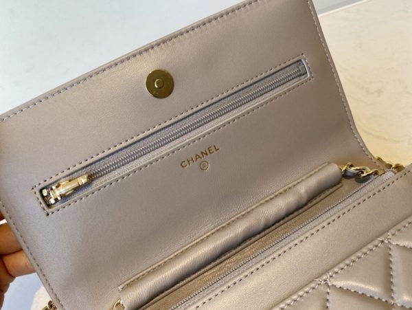 Buy Replica Chanel classic wallet on chain AP0250 Gray 040 - Buy ...