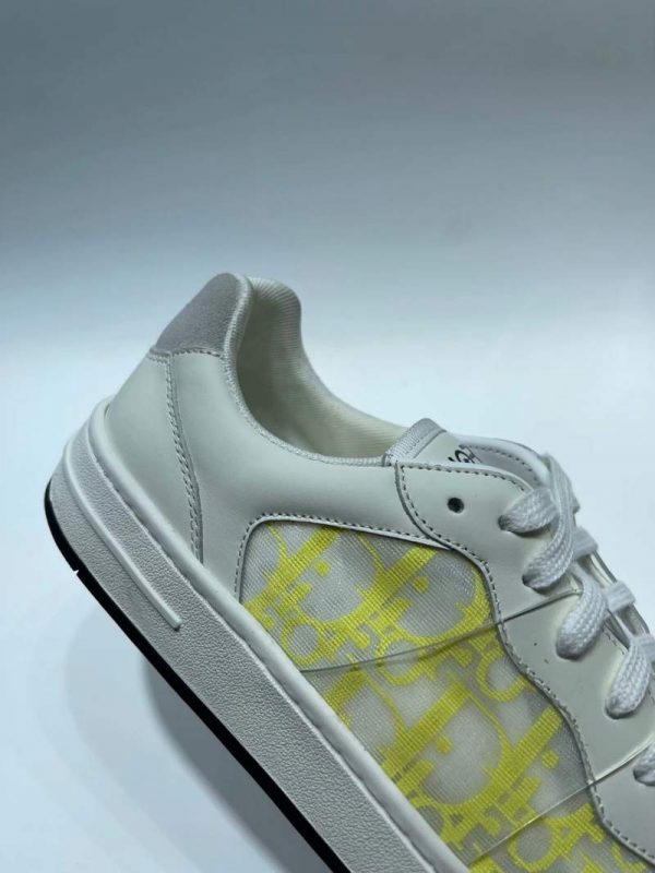 Buy Replica Christian Dior B01 Sneakers In White And Yellow Dior ...