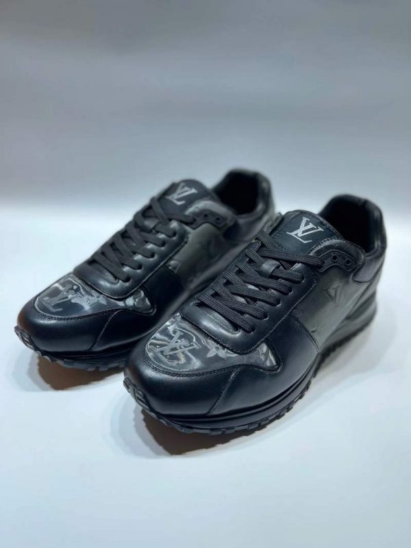 Buy Replica Louis Vuitton Monogram Run Away Sneaker In Black - Buy ...