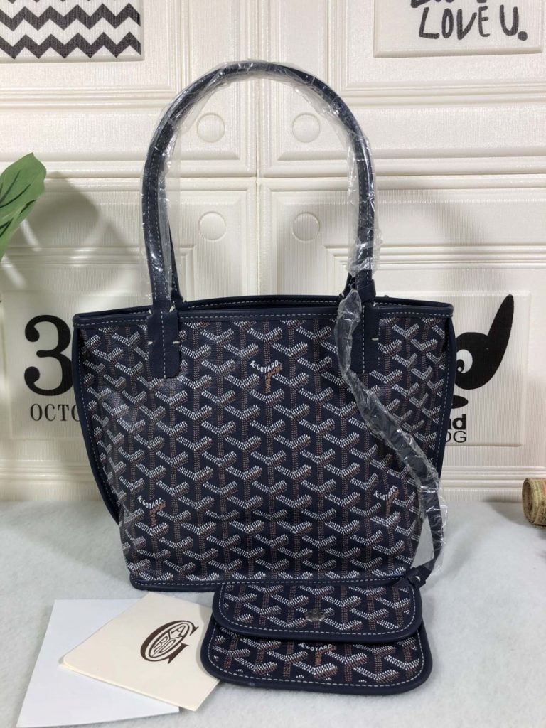 Buy Replica GOYARD ANJOU TOTE MINI NAVY BLUE 013 - Buy Designer Bags ...