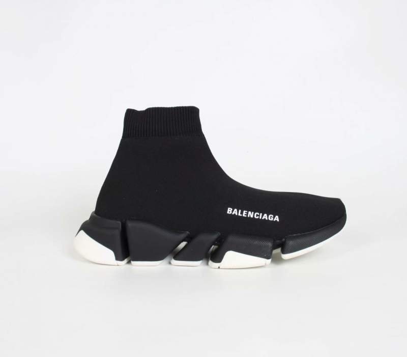 Buy Replica Balenciaga Speed 2.0 Sneakers In Black White - Buy Designer ...