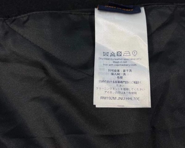 Buy Replica Louis Vuitton Baseball Jacket In Black White - Buy Designer ...