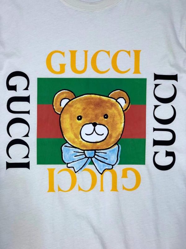 Buy Replica Gucci x Kai Teddy Bear T-Shirt In White - Buy Designer Bags ...