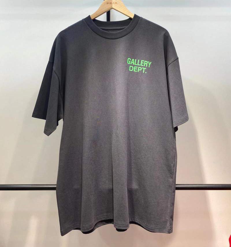 Buy Replica Gallery Dept Logo T-shirt In Gray - Buy Designer Bags ...