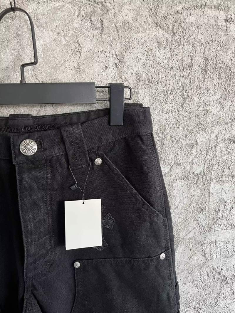 Buy Replica Chrome Hearts Black Cross Patch Denim Jeans Black - Buy ...