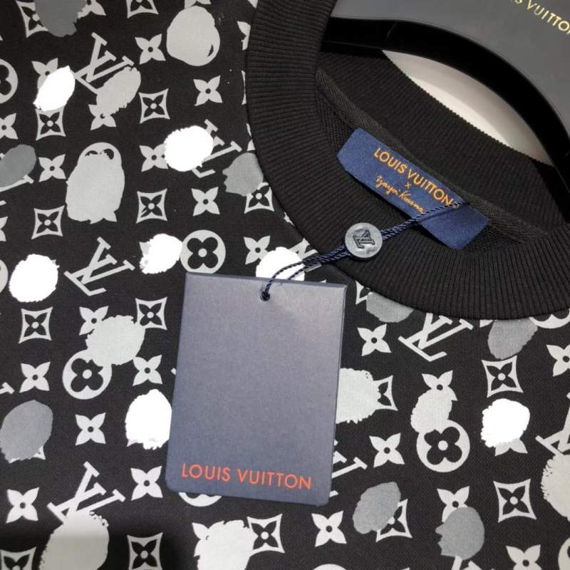 Buy Replica Louis Vuitton x YK Painted Dots Printed Sweatshirt - Buy ...