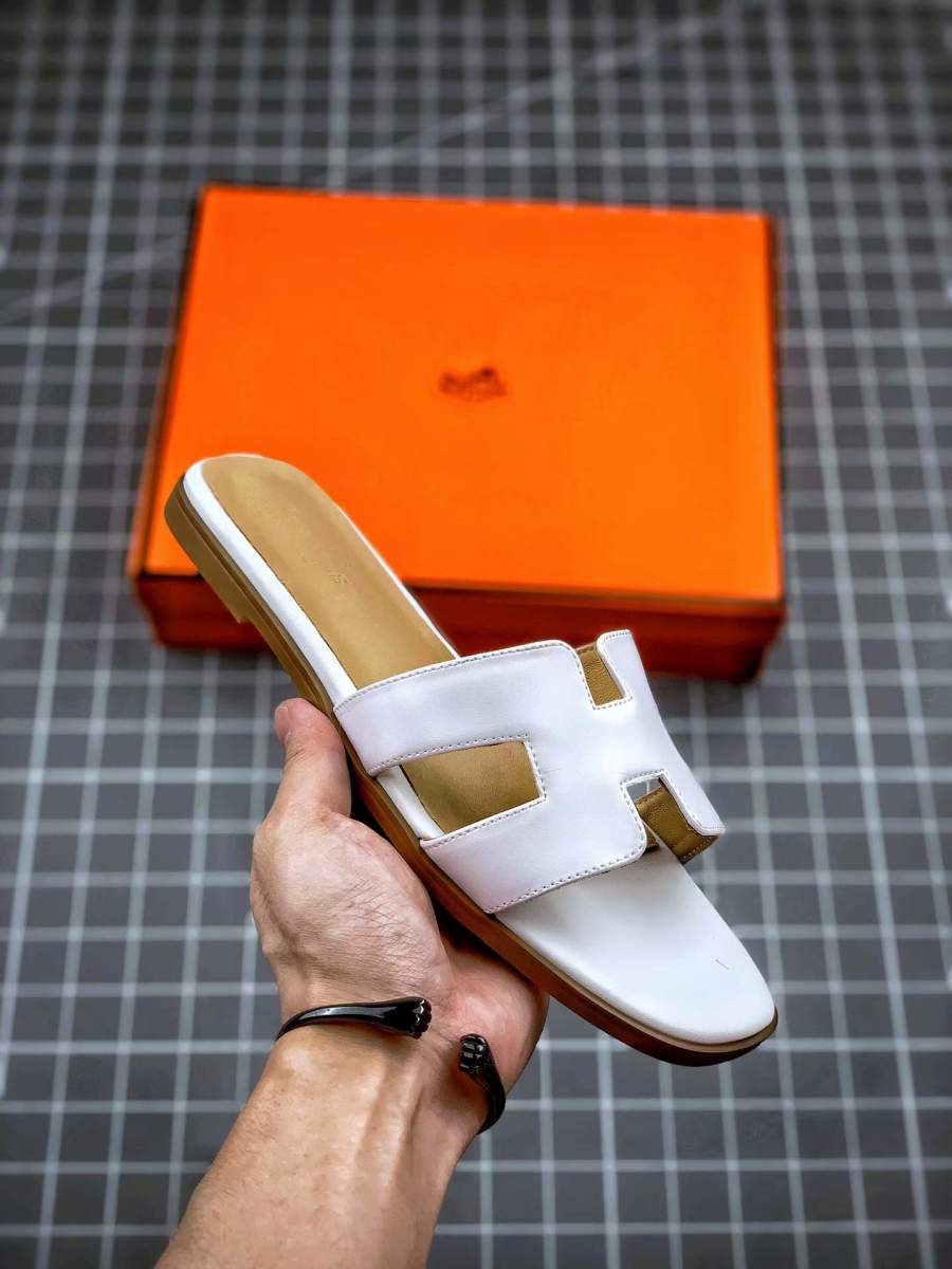 Buy Replica Hermes Oran Slide Sandals White - Buy Designer Bags ...