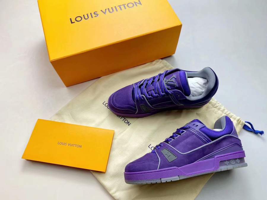 Buy Replica Louis Vuitton Purple Trainer Sneaker - Buy Designer Bags, Sunglasses, Shoes ...