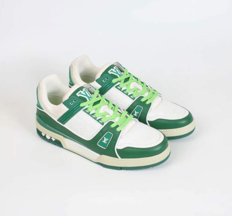 Buy Replica Louis Vuitton Lv Trainer Sneaker Green - Buy Designer Bags, Sunglasses, Shoes ...